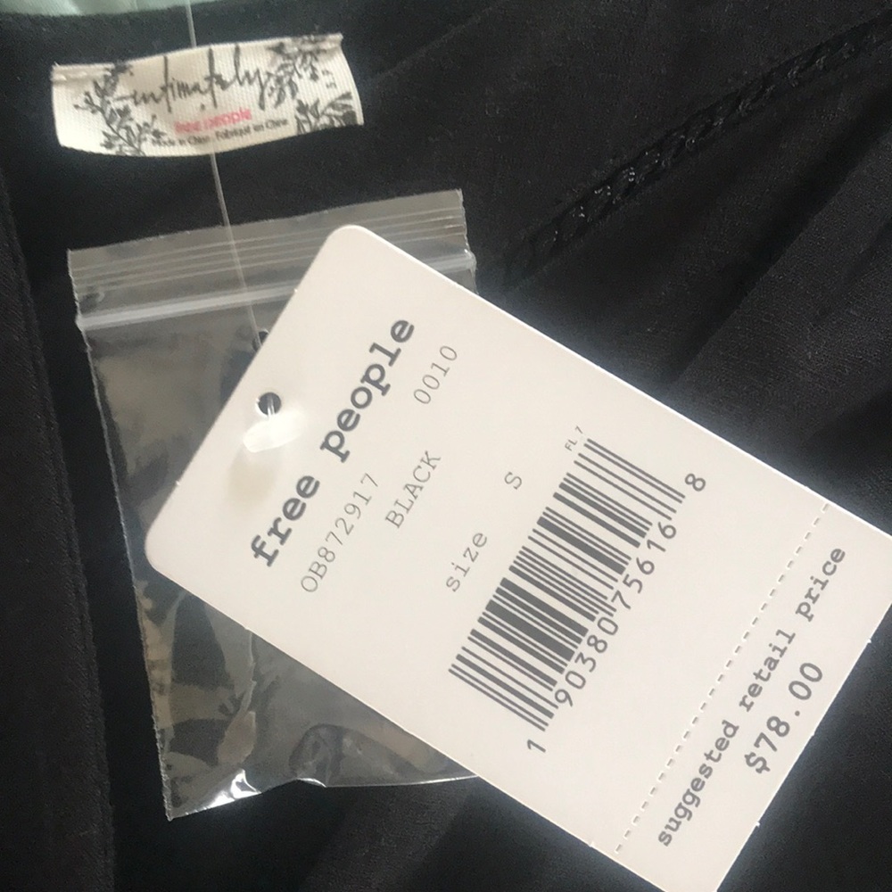 Free People, NWT, Black Dress - Picture 5 of 6